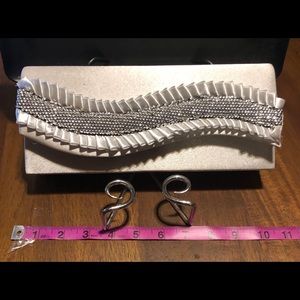 Stunning Silver Clutch